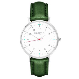 Watch Moderno Silver, White & Green from Shop Like You Give a Damn
