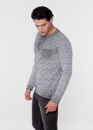 Top Long Sleeves Organic Cotton Grey from Shop Like You Give a Damn