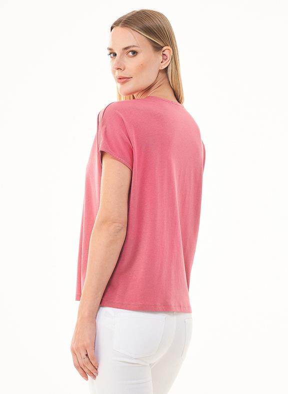 T-Shirt Tencel Organic Cotton Pink from Shop Like You Give a Damn