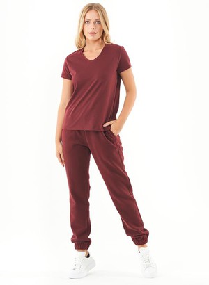 Sweatpants Perrie Bordeaux from Shop Like You Give a Damn