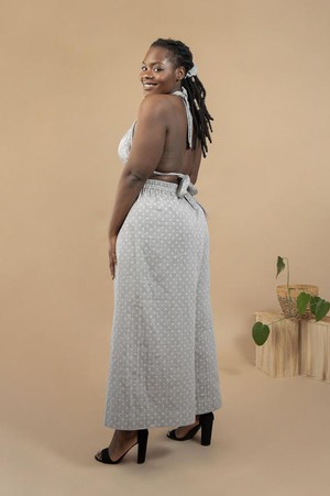Culottes Gratitude Lunisolar Gray from Shop Like You Give a Damn