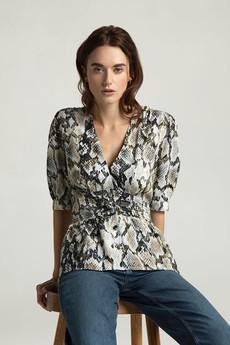 Blouse Lillmor Python via Shop Like You Give a Damn