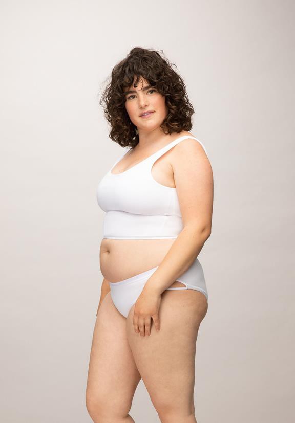 Bra Top Hollyfern White from Shop Like You Give a Damn