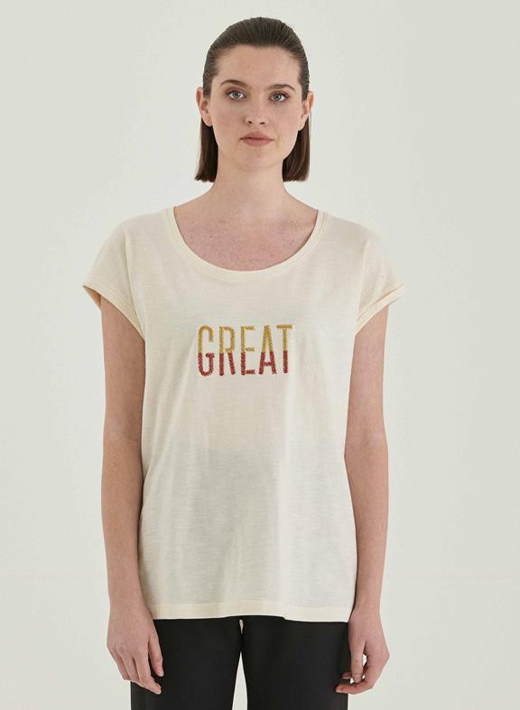 T-Shirt Great Cream from Shop Like You Give a Damn