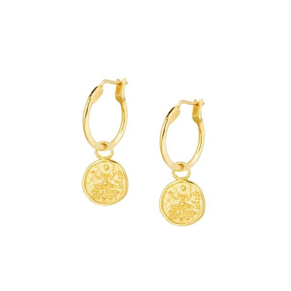 Earrings Baby Lakshmi Gold Vermeil from Shop Like You Give a Damn
