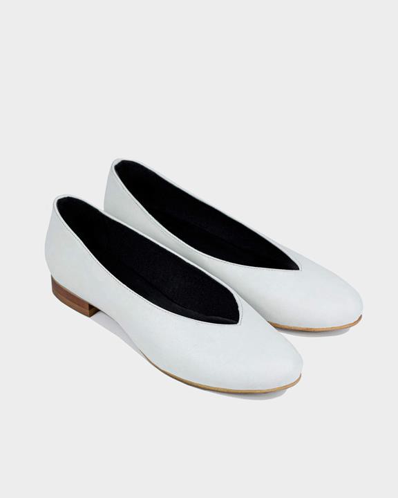 Ballerinas Nopal White from Shop Like You Give a Damn