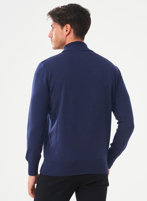 Turtleneck Navy Blue from Shop Like You Give a Damn