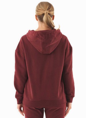 Sweat Hoodie Organic Cotton Bordeaux from Shop Like You Give a Damn