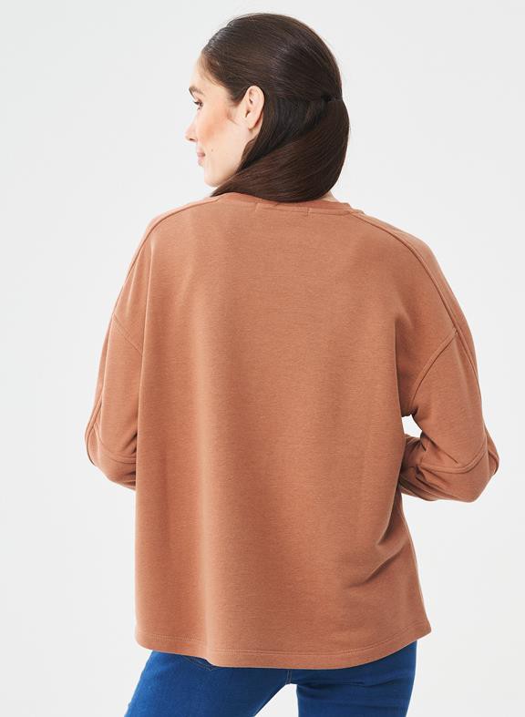 Sweatshirt Light Brown from Shop Like You Give a Damn