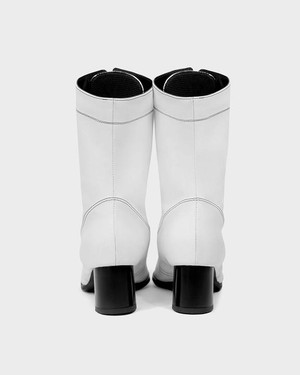 Lace-Up Boots Cactus White from Shop Like You Give a Damn