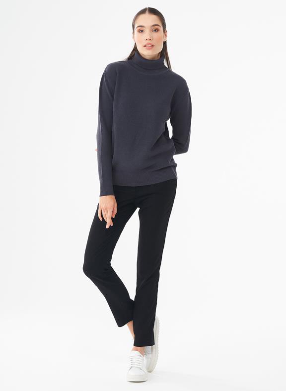 Turtleneck Sweater Dark Grey from Shop Like You Give a Damn