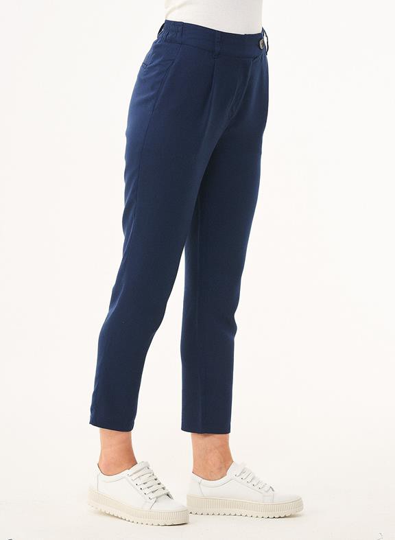 Chino Pants Cropped Navy from Shop Like You Give a Damn