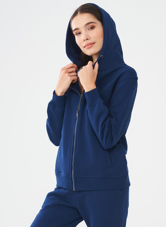 Sweat Jacket Navy Blue from Shop Like You Give a Damn