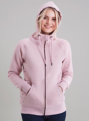 Hooded Sweat Jacket Pink from Shop Like You Give a Damn