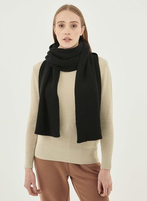 Unisex Knit Scarf Black from Shop Like You Give a Damn