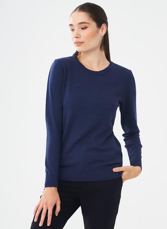 Sweater Navy Blue from Shop Like You Give a Damn