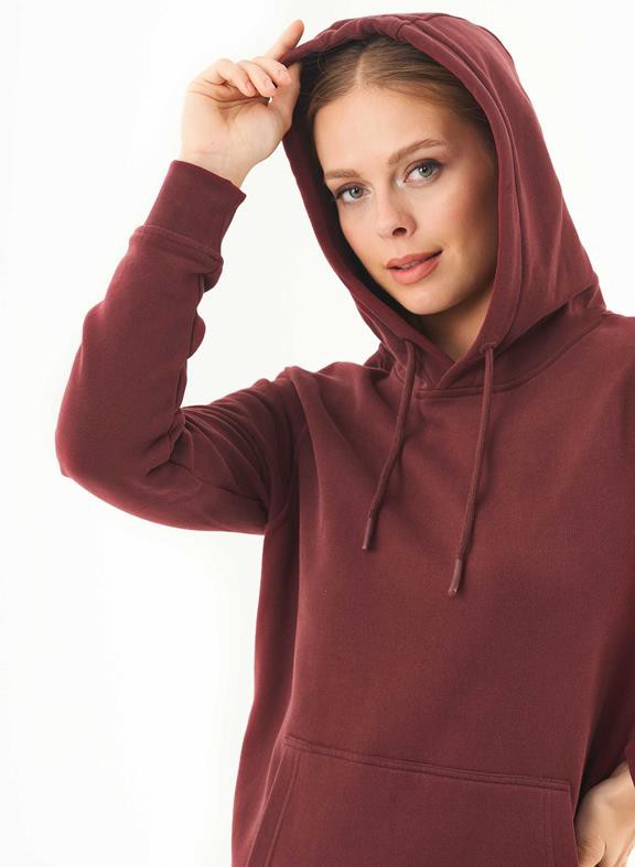 Soft Touch Hoodie Burgundy from Shop Like You Give a Damn