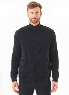 Soft Touch Sweat Jacket Black from Shop Like You Give a Damn