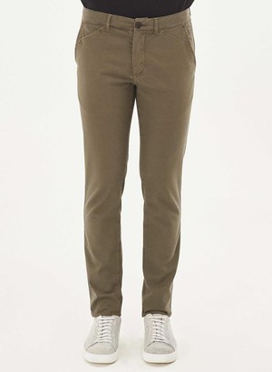 Trousers Stretch Khaki from Shop Like You Give a Damn
