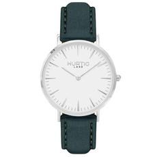 Women's Watch Hymnal Silver, White & Forest Green from Shop Like You Give a Damn