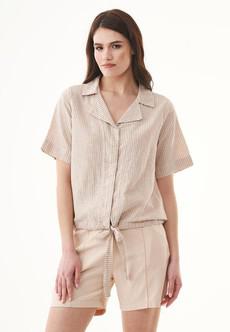 Blouse Sand Ecru via Shop Like You Give a Damn