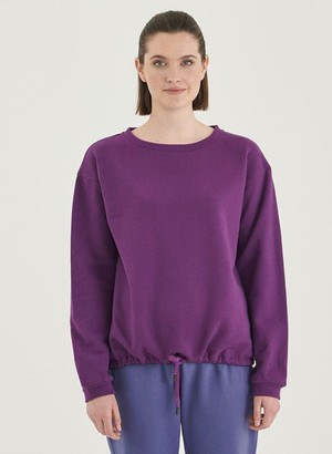 Sweater With Cord Purple from Shop Like You Give a Damn