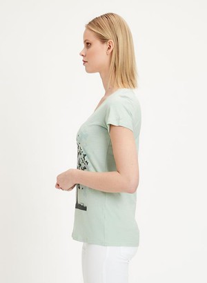 Organic Cotton T-Shirt With Tree Print from Shop Like You Give a Damn