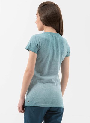 T-Shirt Organic Cotton Print Blue from Shop Like You Give a Damn