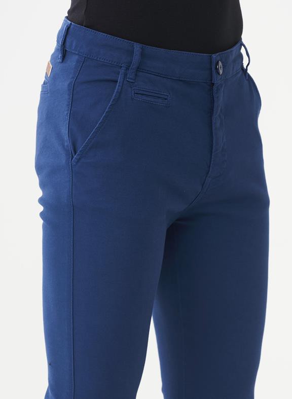 Skinny Chino Pants Navy Blue from Shop Like You Give a Damn