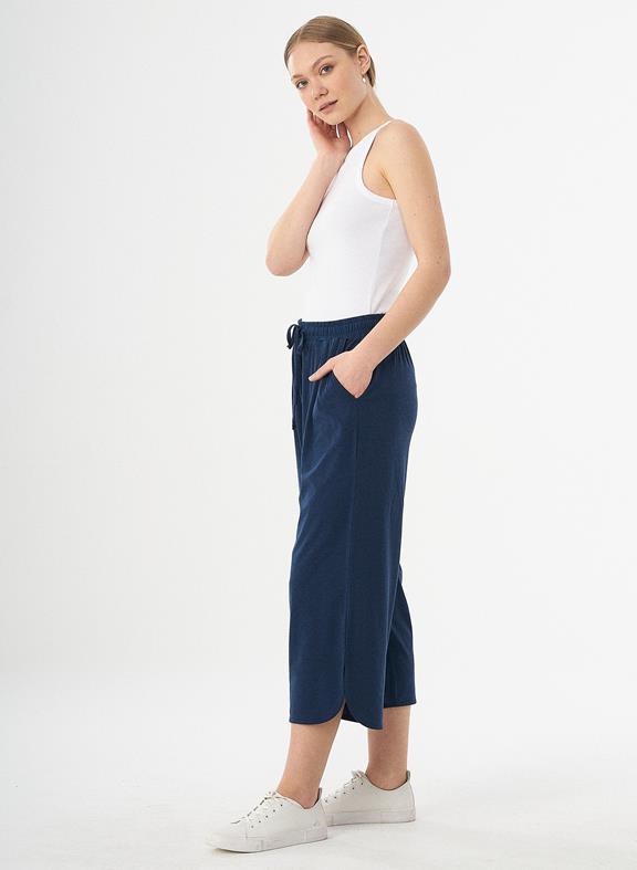 3/4 Length Jersey Pants Navy from Shop Like You Give a Damn
