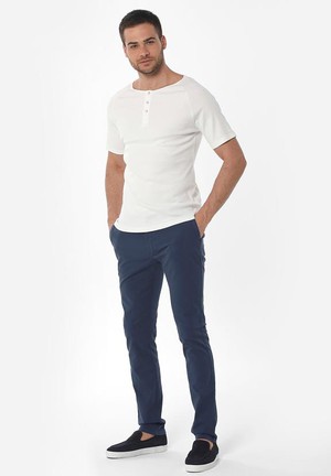 Pants Five Pocket Navy Blue from Shop Like You Give a Damn