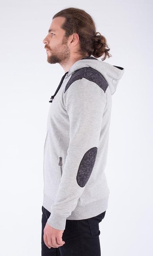 Hoodie With Zipper Gray from Shop Like You Give a Damn