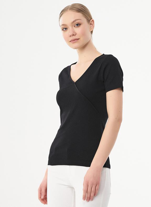 Ribbed T-Shirt Organic Cotton Black from Shop Like You Give a Damn