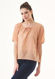Voile Blouse Light Brown via Shop Like You Give a Damn