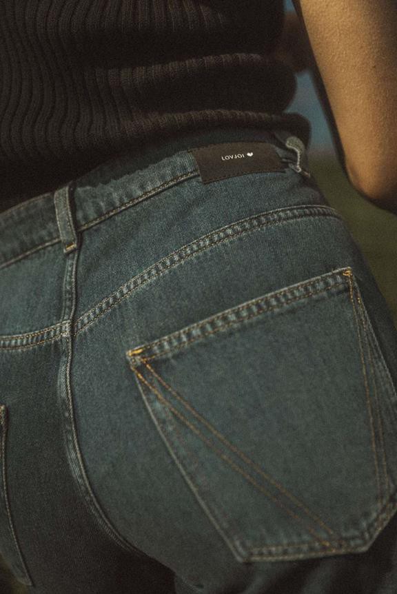 Straight Jeans Medlar Middark from Shop Like You Give a Damn