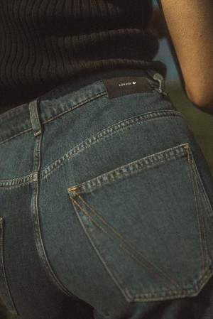 Straight Jeans Medlar Middark from Shop Like You Give a Damn