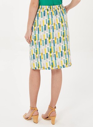 Skirt Print Yellow Blue from Shop Like You Give a Damn