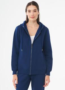 Sweat Jacket Navy Blue via Shop Like You Give a Damn