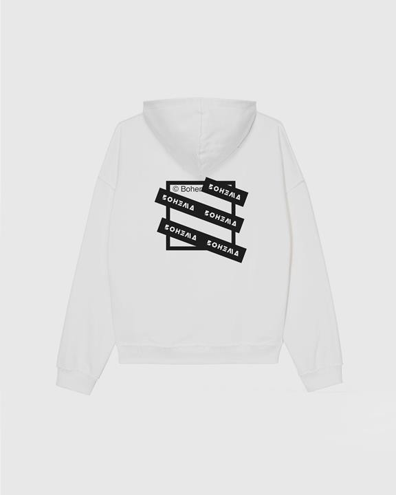 Hoodie All Day All Night White from Shop Like You Give a Damn