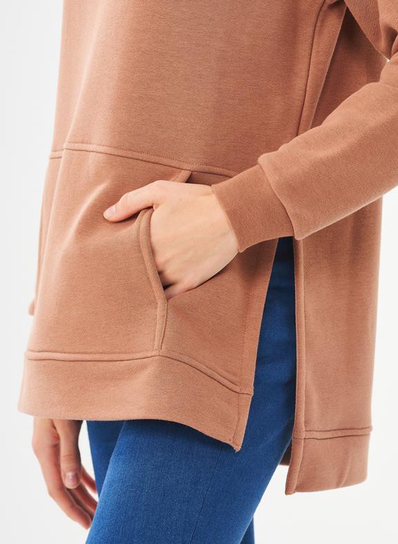 Turtleneck Sweatshirt Light Brown from Shop Like You Give a Damn