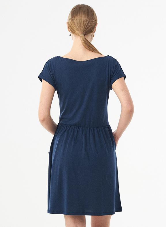 Jersey Dress Dark Blue from Shop Like You Give a Damn