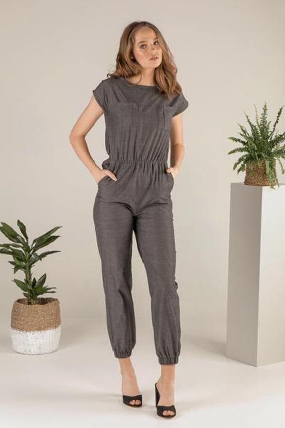 Jumpsuit Mindful Warrior Charcoal from Shop Like You Give a Damn