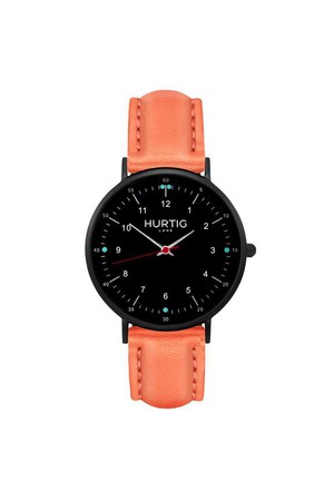 Moderno Watch All Black & Coral from Shop Like You Give a Damn