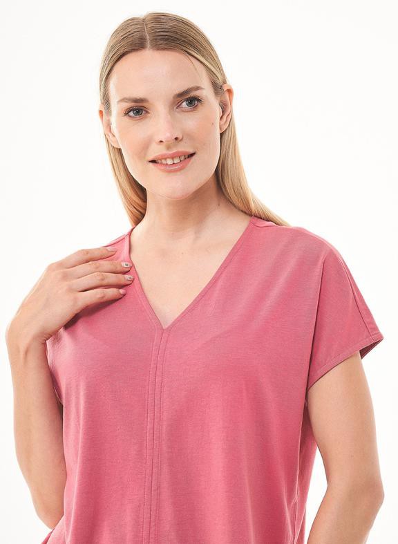 T-Shirt Tencel Organic Cotton Pink from Shop Like You Give a Damn