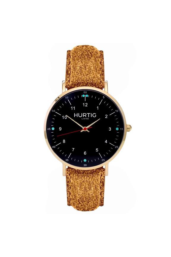 Moderna Tweed Watch Gold, Black & Camel from Shop Like You Give a Damn