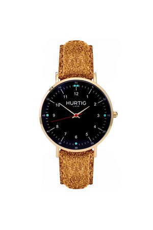 Moderna Tweed Watch Gold, Black & Camel from Shop Like You Give a Damn