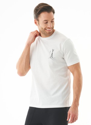 T-Shirt Organic Cotton Ski Off-White from Shop Like You Give a Damn