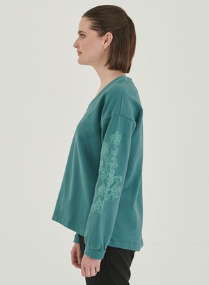 Sweater With Print Blue from Shop Like You Give a Damn