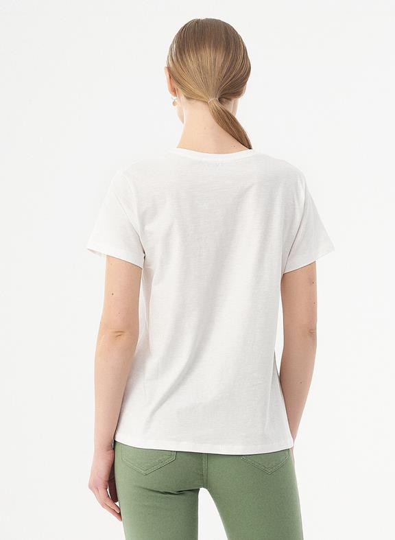 T-Shirt Bike Embroidery Cream from Shop Like You Give a Damn