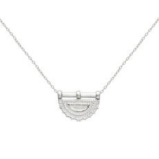 Necklace Half Moon Pendant Silver via Shop Like You Give a Damn